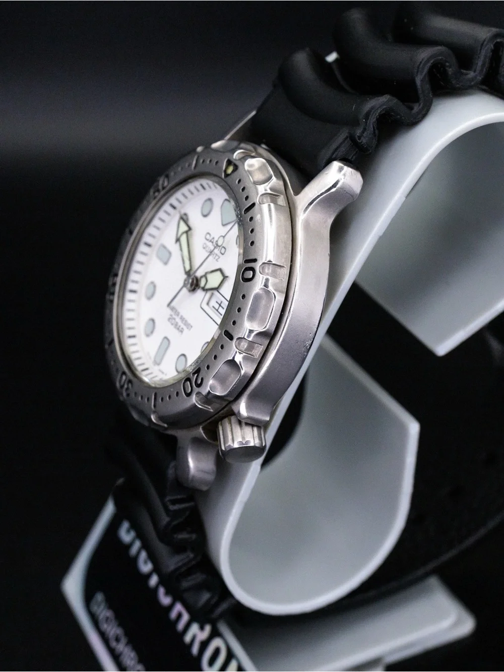 Casio Rare MD-704C Vintage Marlin 36mm JDM Import Day/Date 36mm Dive Watch